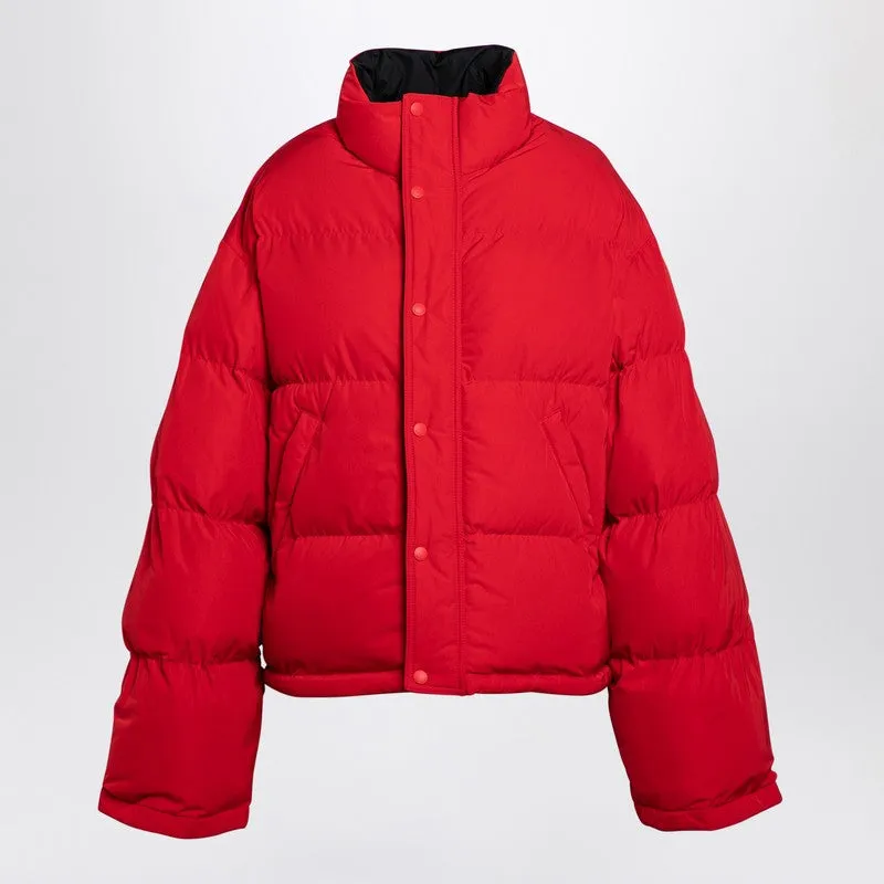 Balenciaga Reversible red and black down jacket in technical twill sold by Lord & Taylor