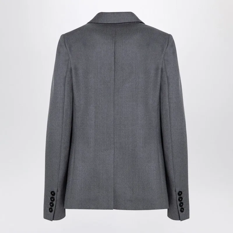 Stella McCartney Grey single-breasted jacket in wool sold by Lord & Taylor product image thumbnail 2
