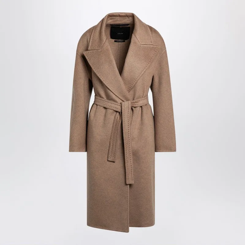 Max Mara Atelier Beige deconstructed cashmere coat sold by Lord & Taylor