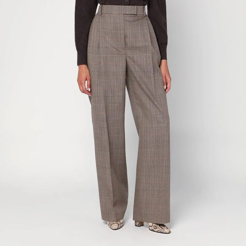 Róhe Trousers in Prince of Wales check sold by Lord & Taylor
