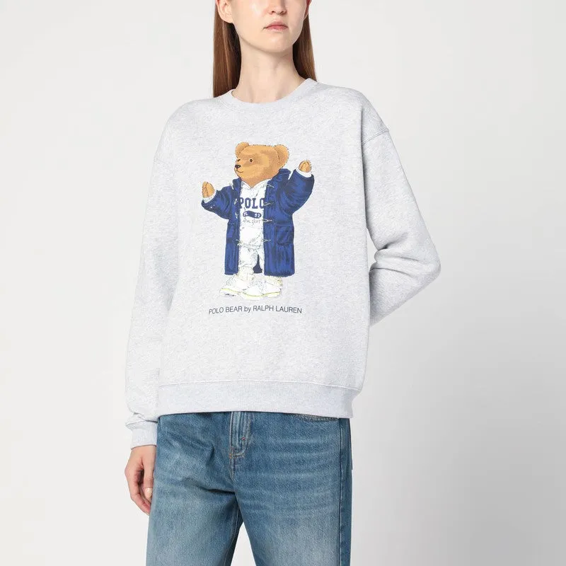 Polo Ralph Lauren Light grey Polo Bear sweatshirt sold by Lord & Taylor