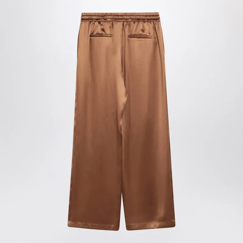 Dolce & Gabbana Dolce&Gabbana Brown silk pyjama trousers sold by Lord & Taylor product image thumbnail 2