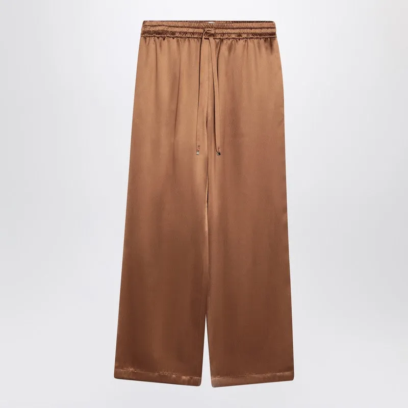 Dolce & Gabbana Dolce&Gabbana Brown silk pyjama trousers sold by Lord & Taylor