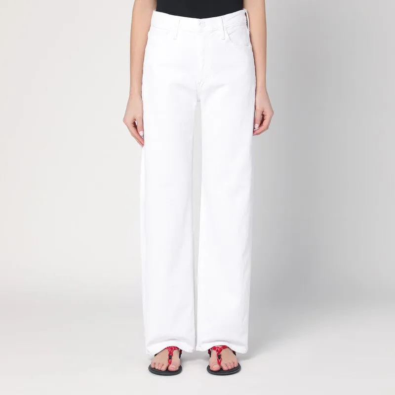 Mother Jeans The Dodger Sneak white sold by Lord & Taylor