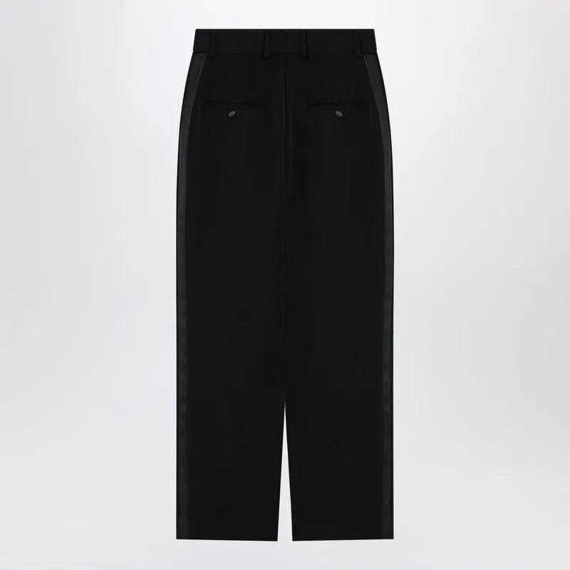 Dolce & Gabbana Dolce&Gabbana Black gabardine wool pencil skirt sold by Lord & Taylor product image thumbnail 2