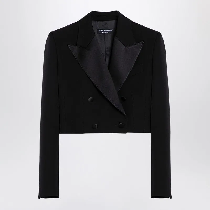 Dolce & Gabbana Dolce&Gabbana Spencer black wool gabardine tuxedo sold by Lord & Taylor