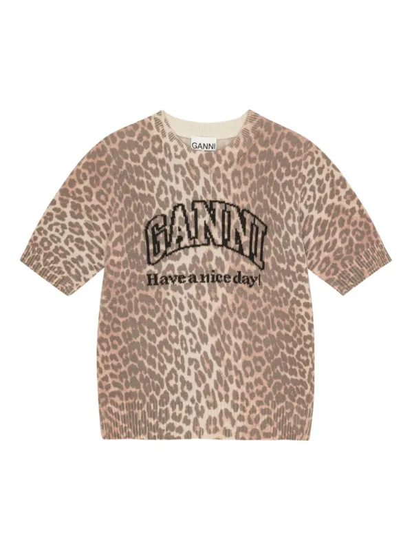 GANNI T-shirts and Polos Brown sold by Lord & Taylor