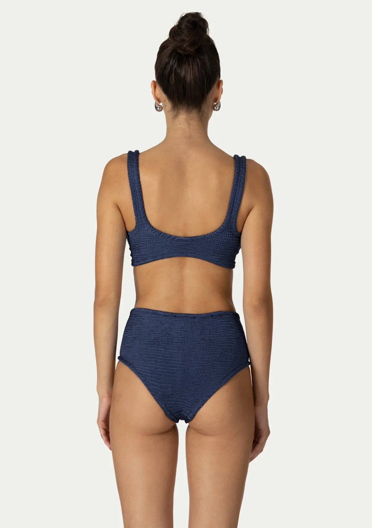 IRINA HIGH WAISTED NAVY BLUE sold by Lord & Taylor product image thumbnail 5