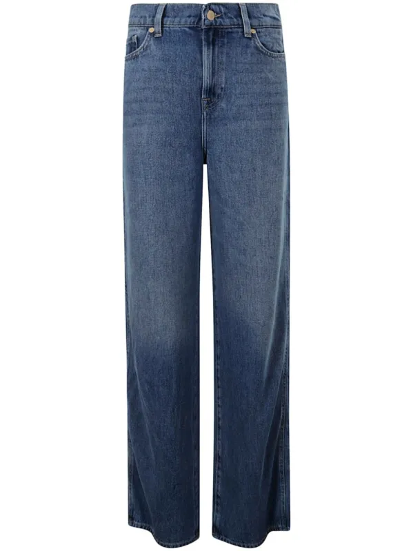 Seven Indigo blue straight leg jeans sold by Lord & Taylor