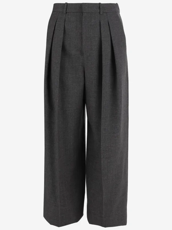 Tailored High-Waisted Wide-Leg Pants sold by Lord & Taylor