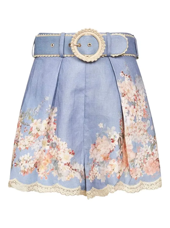 Zimmermann Shorts Clear Blue sold by Lord & Taylor