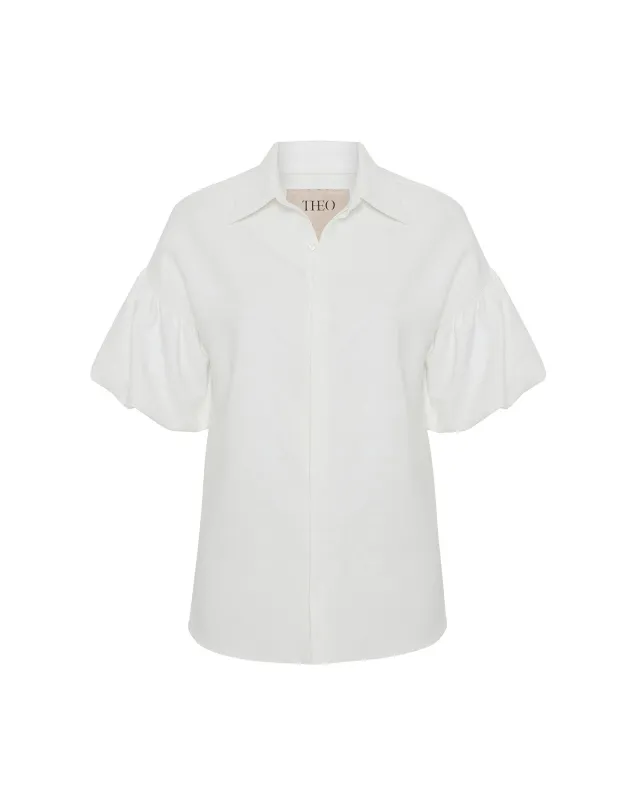 Atlas Bouffant Short Sleeve Shirt sold by Lord & Taylor