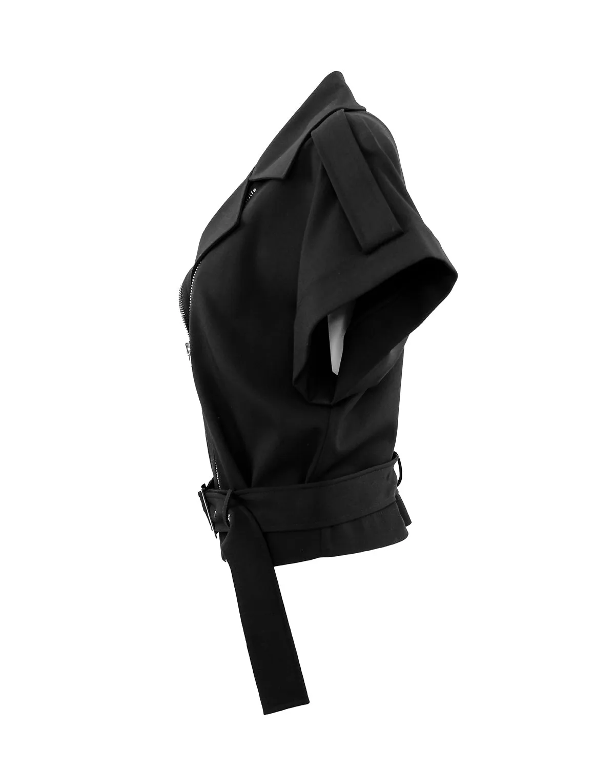 Gaia Sleeveless Moto Jacket sold by Lord & Taylor product image thumbnail 3