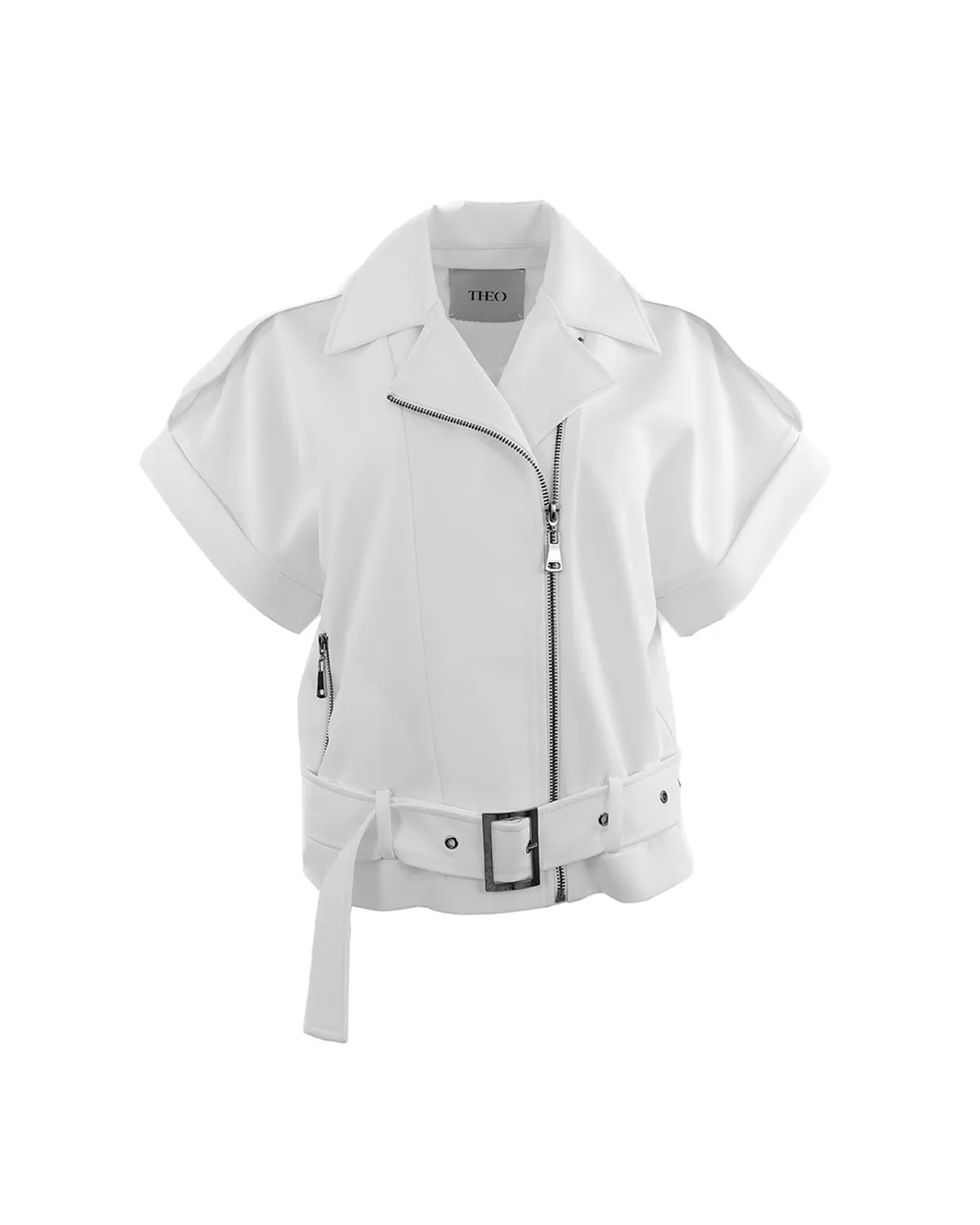 Gaia Sleeveless Moto Jacket sold by Lord & Taylor product image thumbnail 5