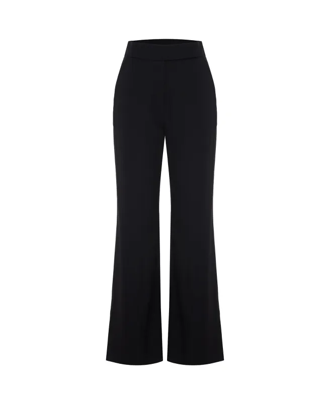 Gaia High-Waist Wideleg Pant sold by Lord & Taylor