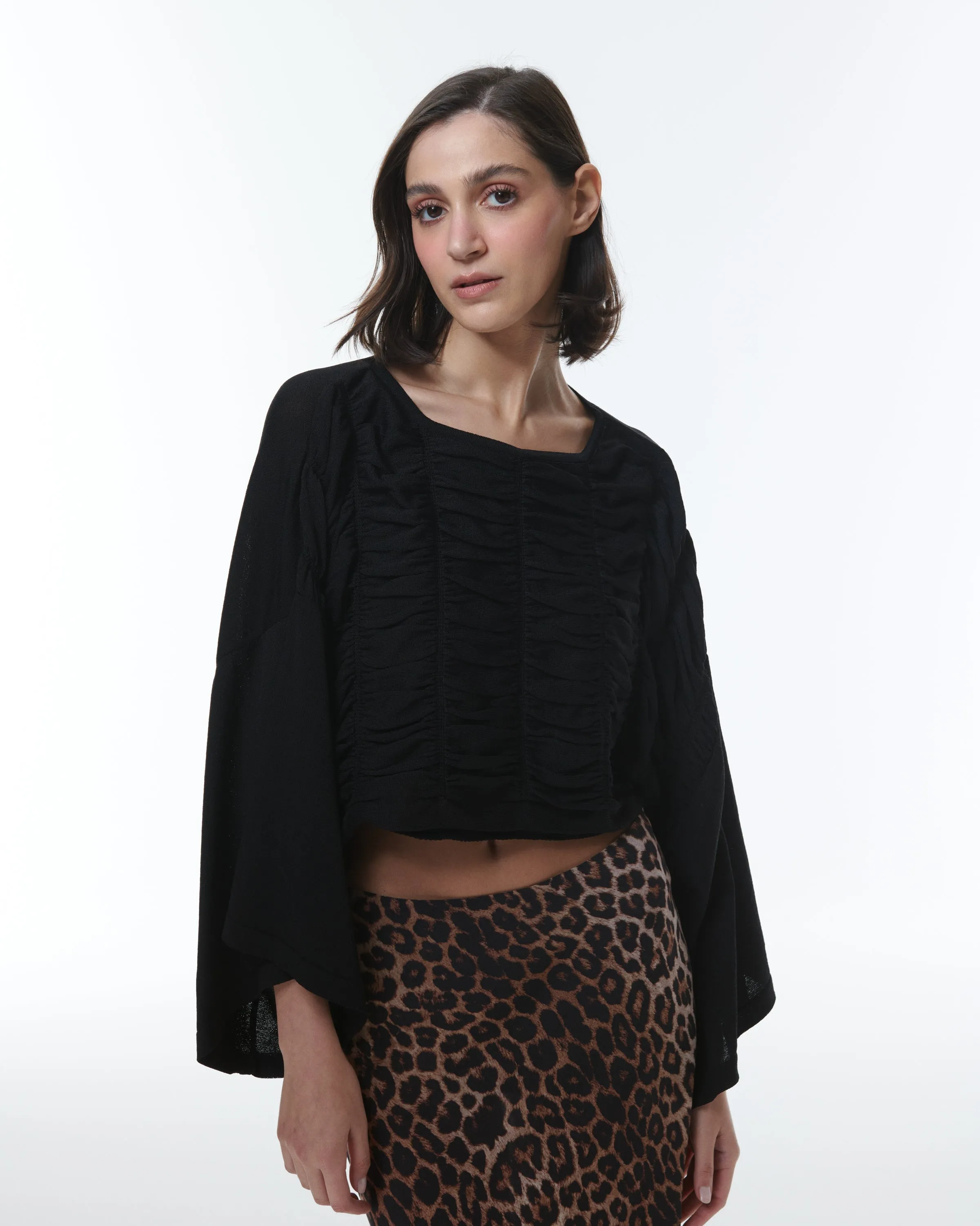Kallisto Ruched Kimono Top sold by Lord & Taylor product image thumbnail 3