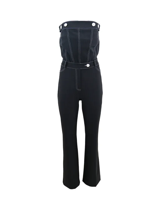 Aphrodite Techno Strapless Jumpsuit sold by Lord & Taylor