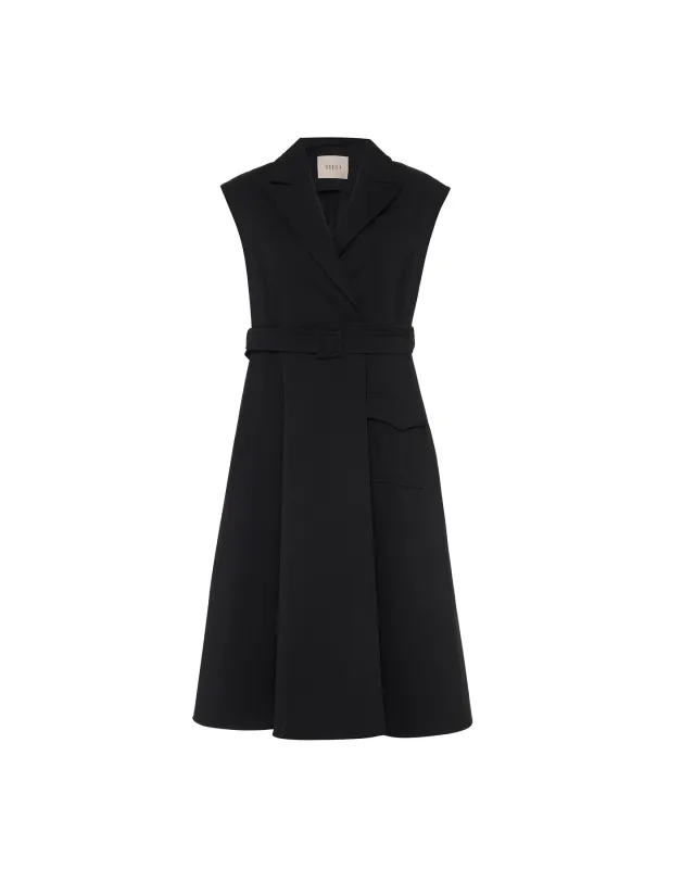 Aphrodite Belted Sleeveless Coat Dress sold by Lord & Taylor