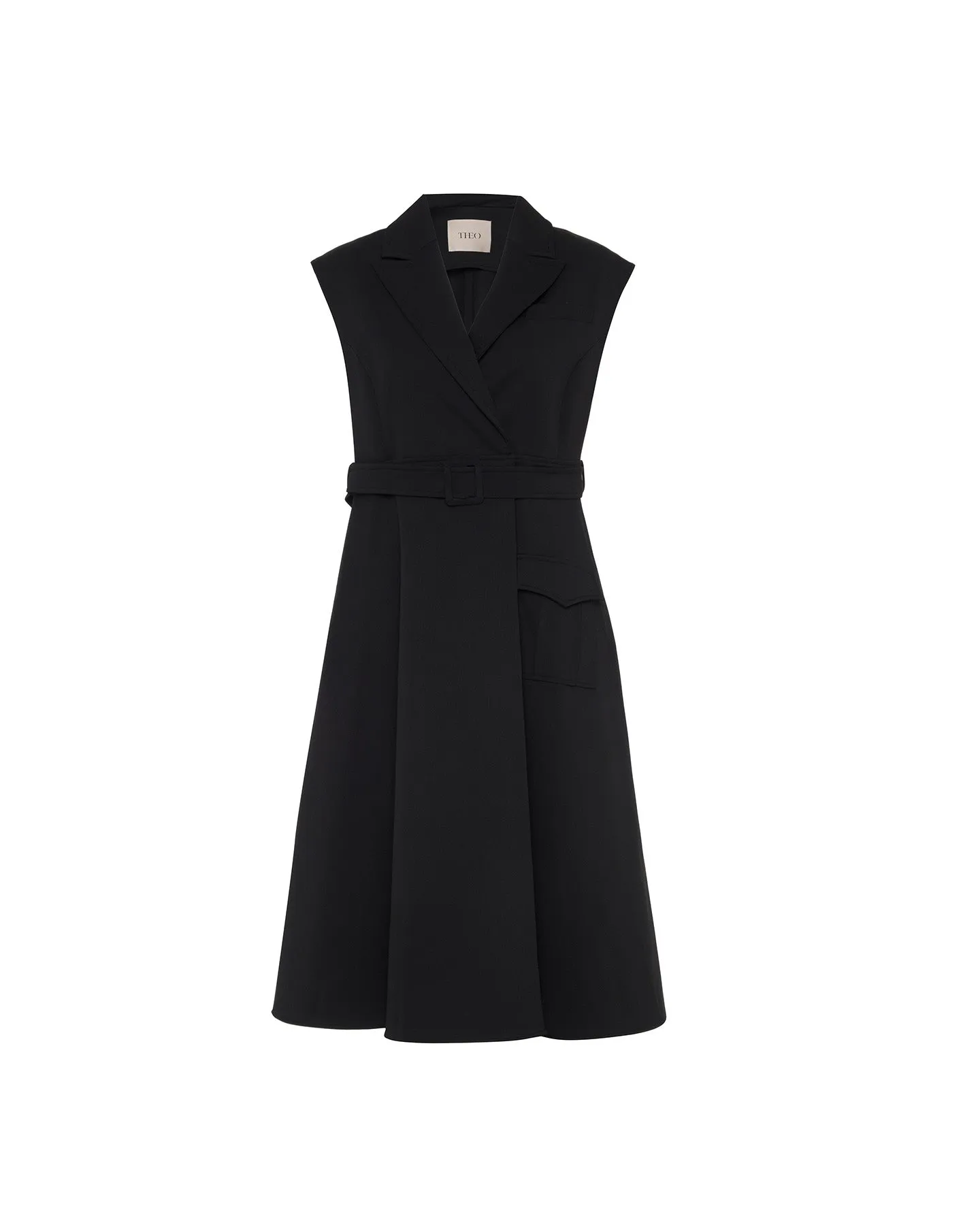 Aphrodite Belted Sleeveless Coat Dress sold by Lord & Taylor