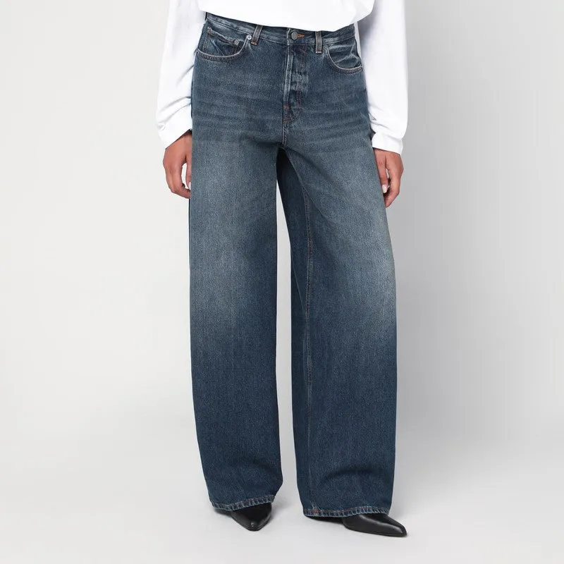 HAIKURE Dark blue washed effect jeans sold by Lord & Taylor