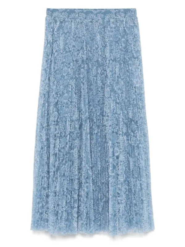 Ermanno Scervino floral-embroidered Midi Skirt sold by Lord & Taylor