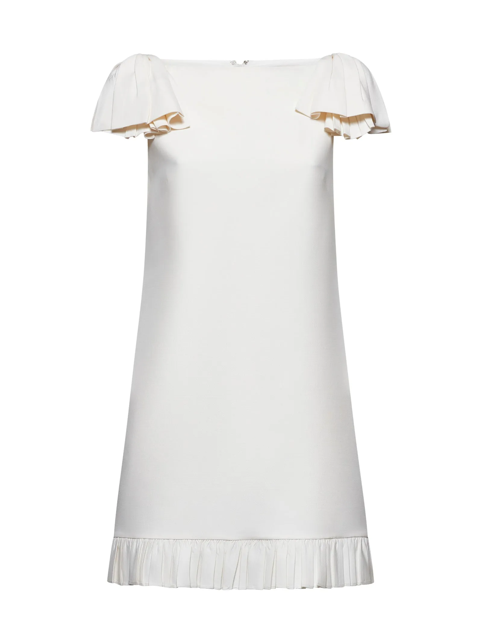 Ivory Crepe Couture Short Dress sold by Lord & Taylor