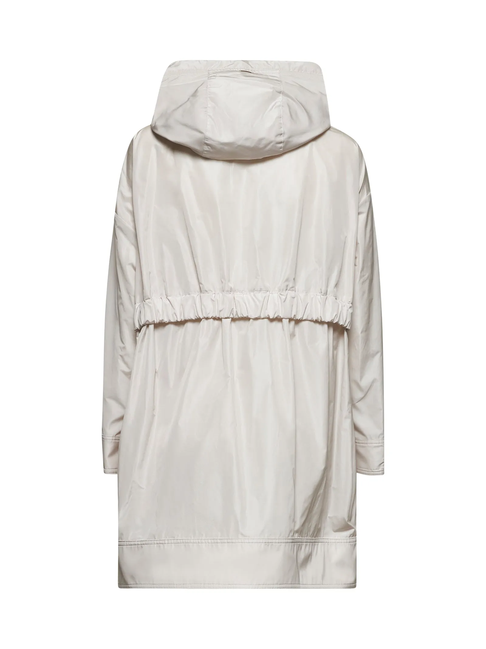 Beige new techno taffeta hooded parka sold by Lord & Taylor product image thumbnail 2