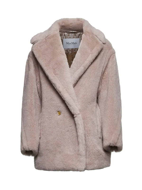 Beige Short Teddy Bear Icon Coat sold by Lord & Taylor