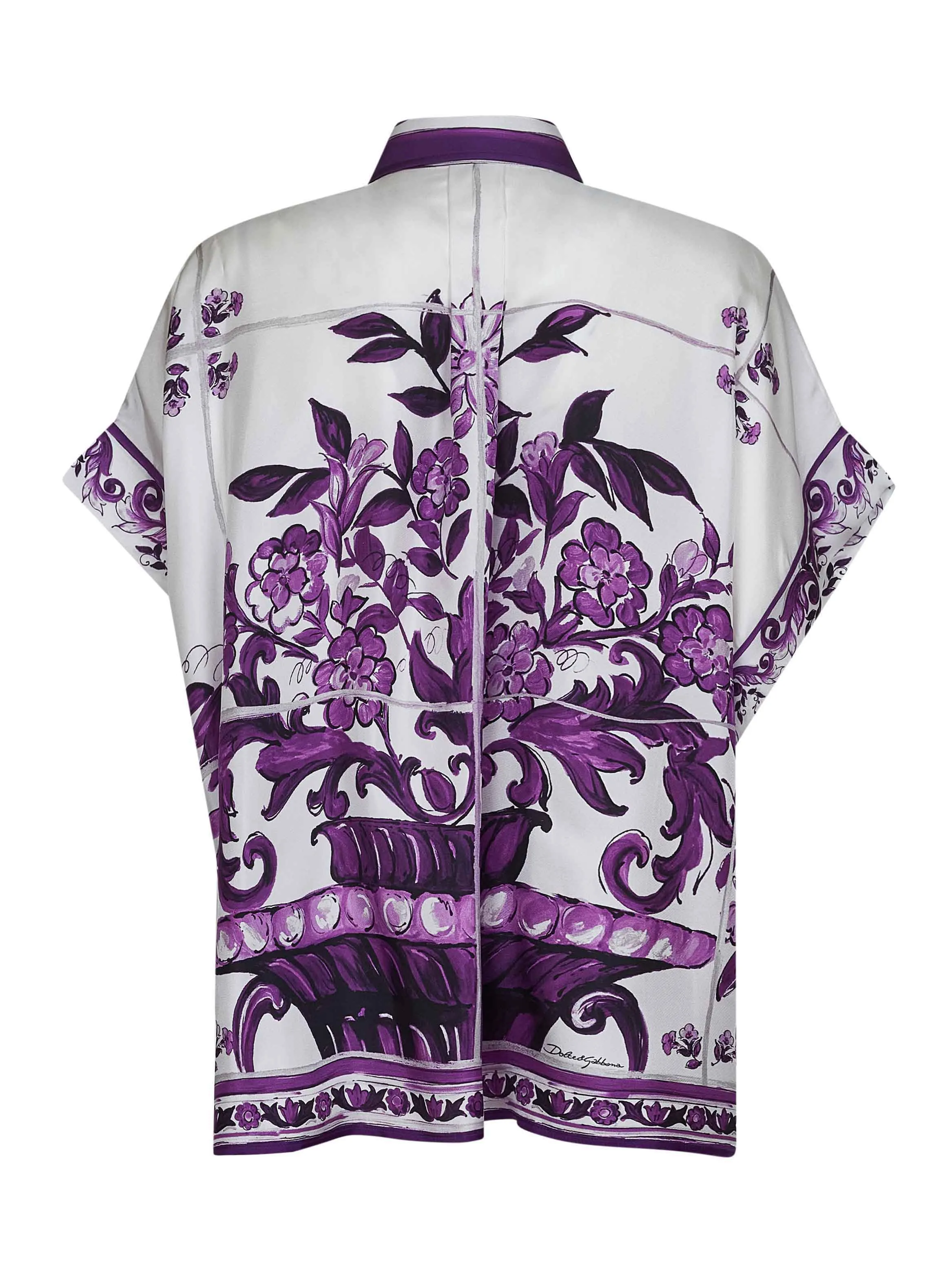 Maiolica Print Twill Shirt sold by Lord & Taylor product image thumbnail 2