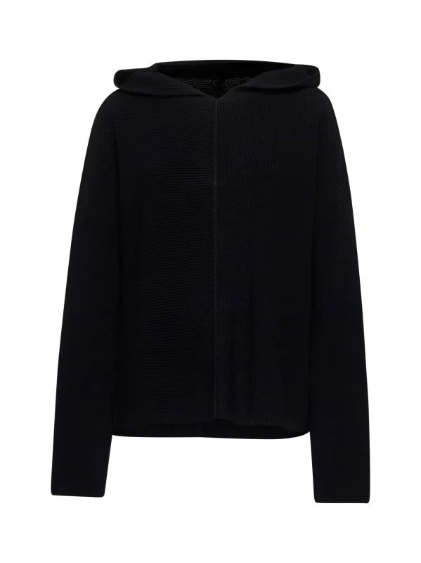 Black Pocono Hooded Sweater sold by Lord & Taylor