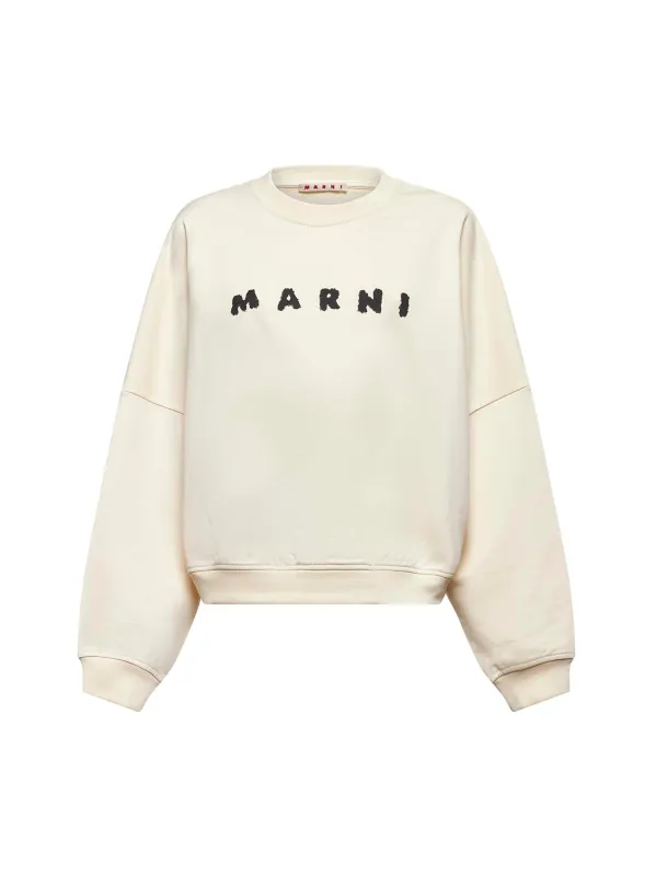 Ivory Marni Scribbled print sweatshirt sold by Lord & Taylor