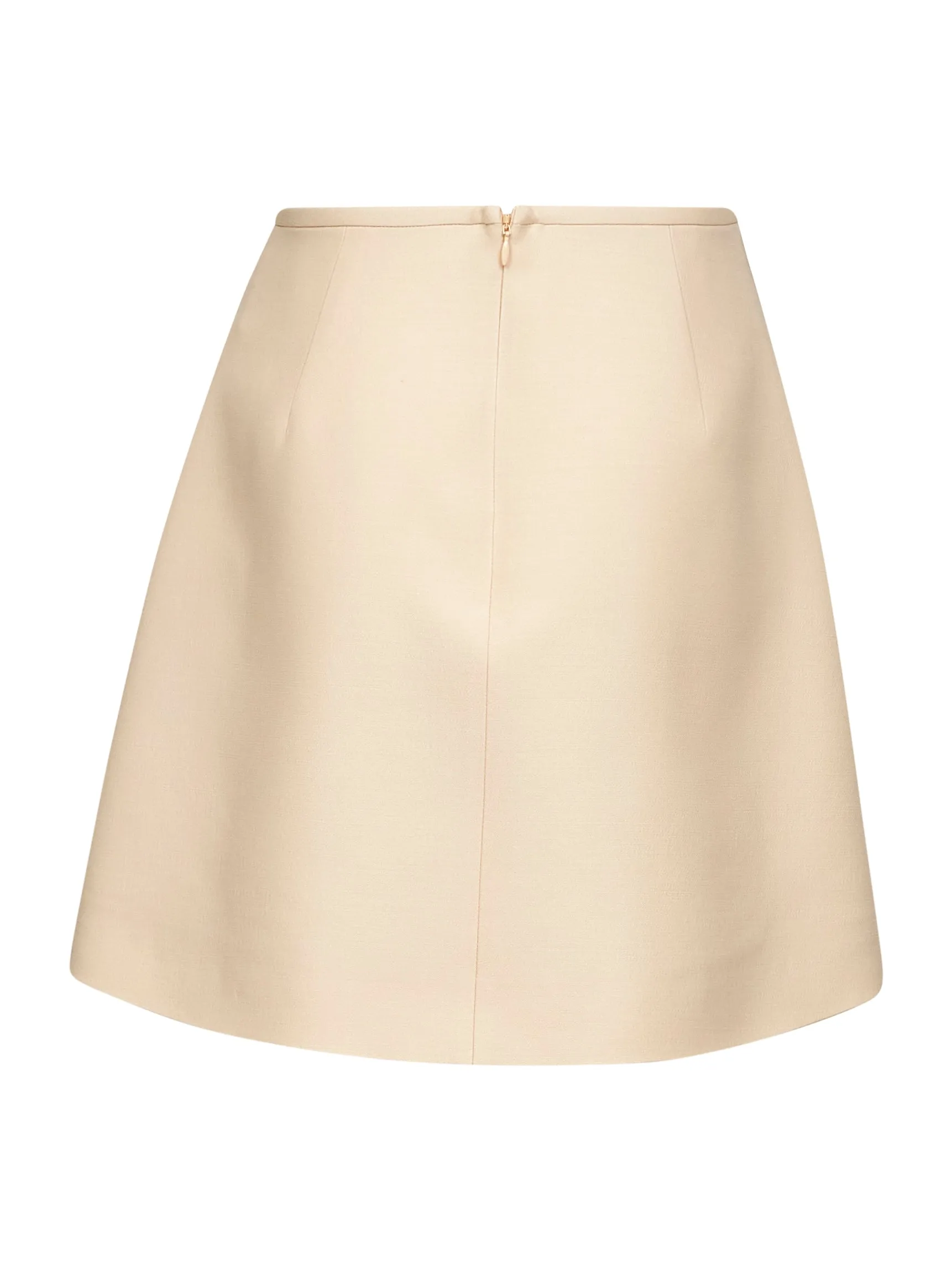Ivory Crepe Couture Mini Skirt sold by Lord & Taylor product image thumbnail 2