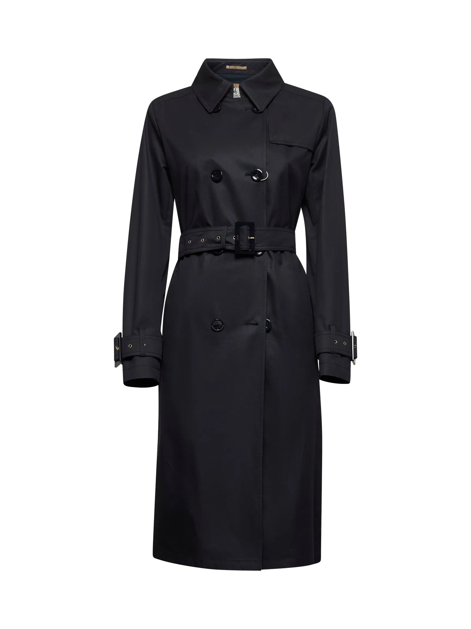 Blue Delon Double-Breasted Trench Coat sold by Lord & Taylor