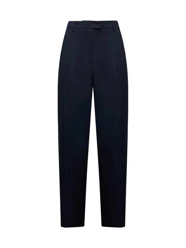 Blue Gabardine Pulsa Trousers sold by Lord & Taylor