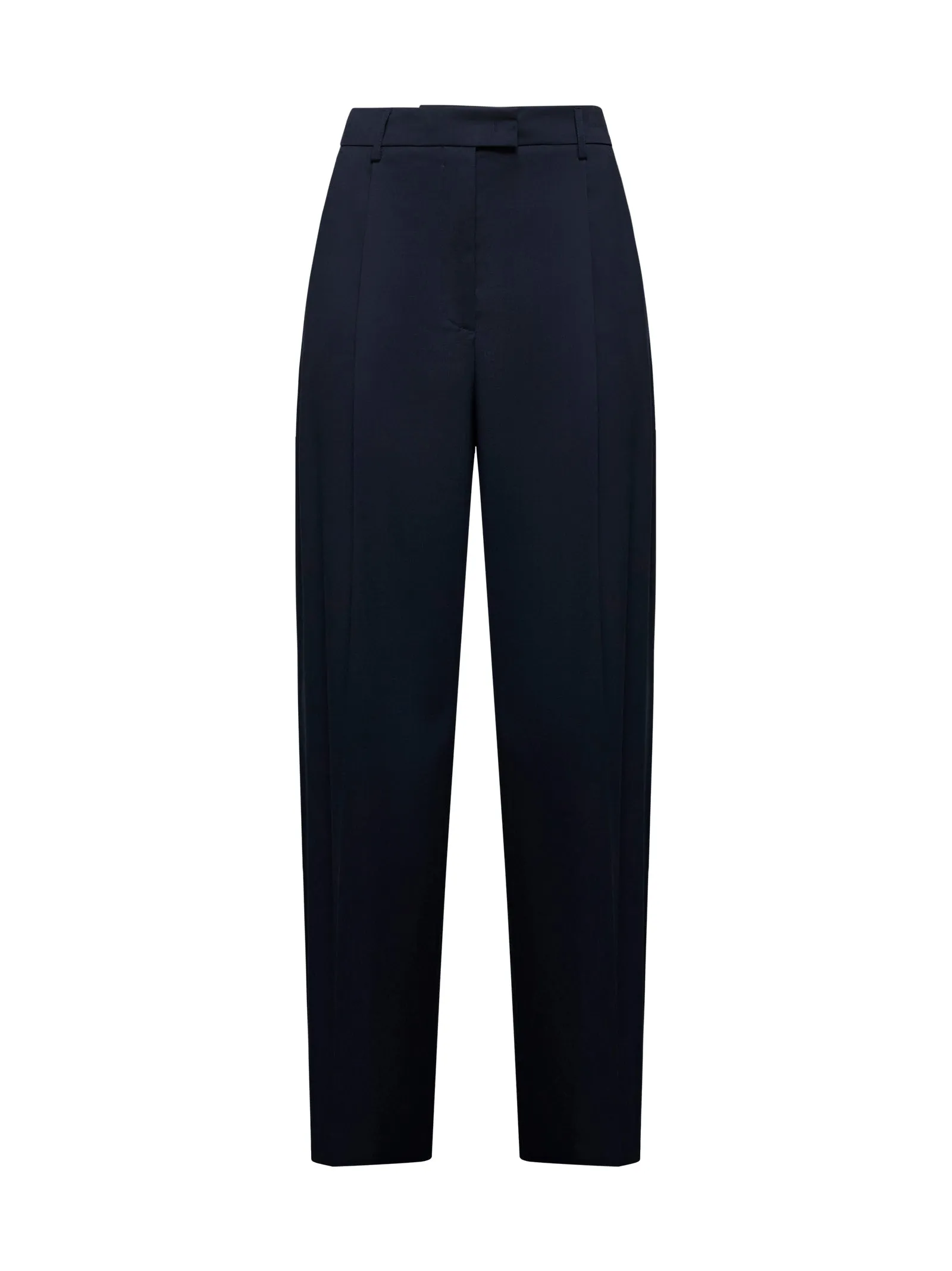 Blue Gabardine Pulsa Trousers sold by Lord & Taylor