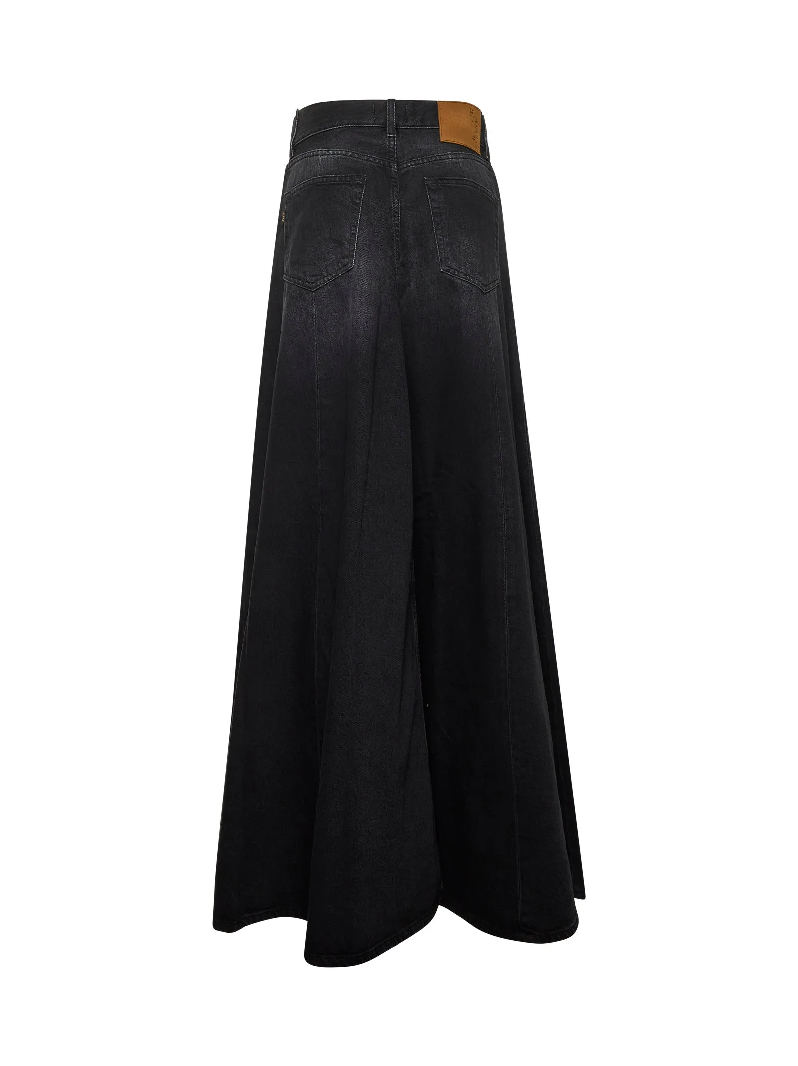 Black Denim Serenity Long Skirt sold by Lord & Taylor product image thumbnail 2