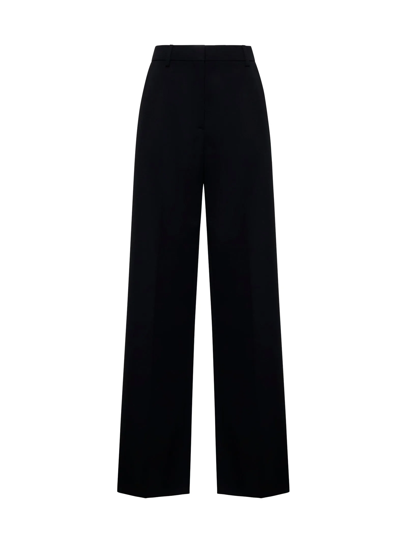 Valentino Black Virgin Wool Trousers sold by Lord & Taylor