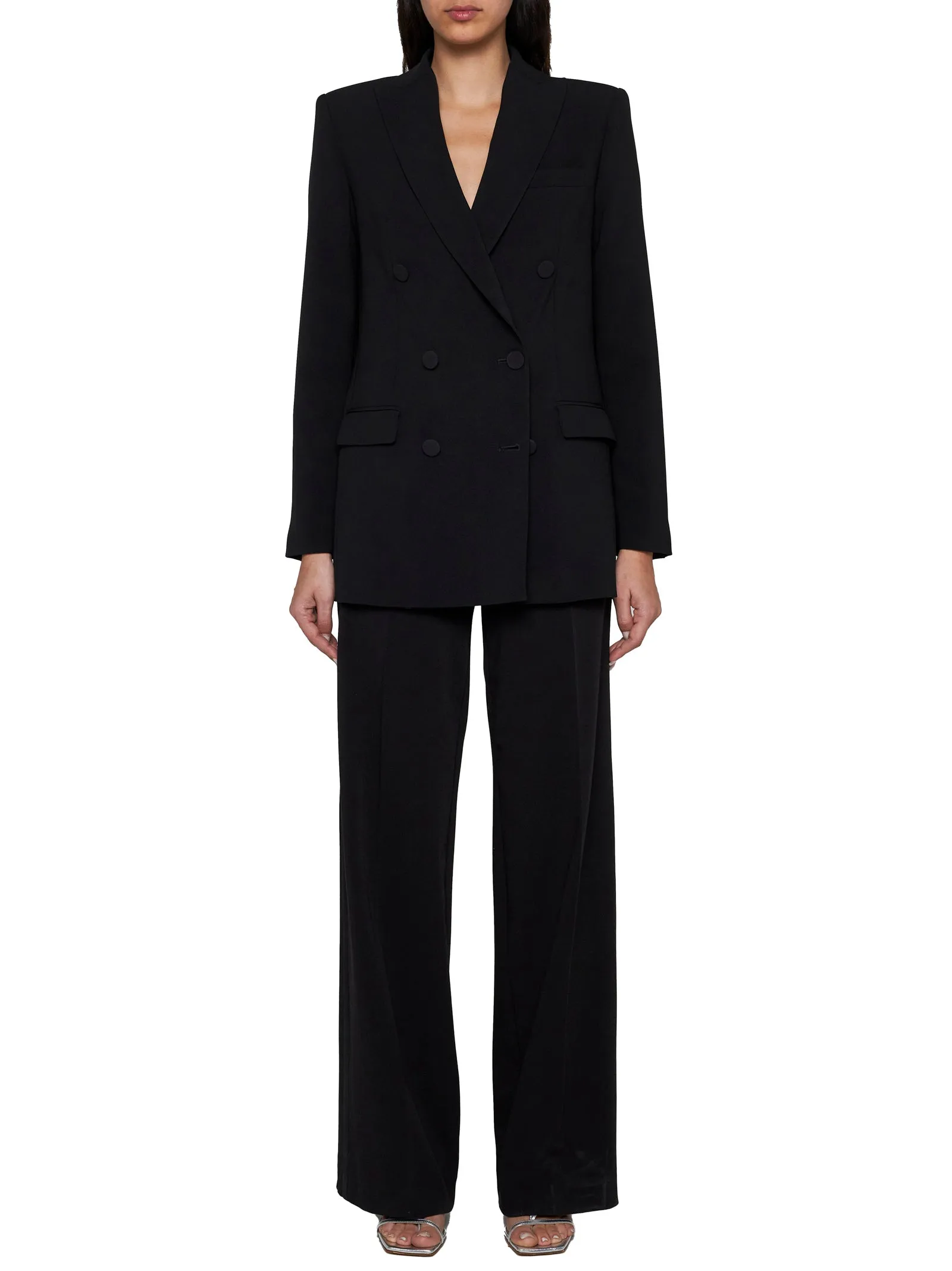 Black Cady Glotti Double-Breasted Blazer sold by Lord & Taylor product image thumbnail 2