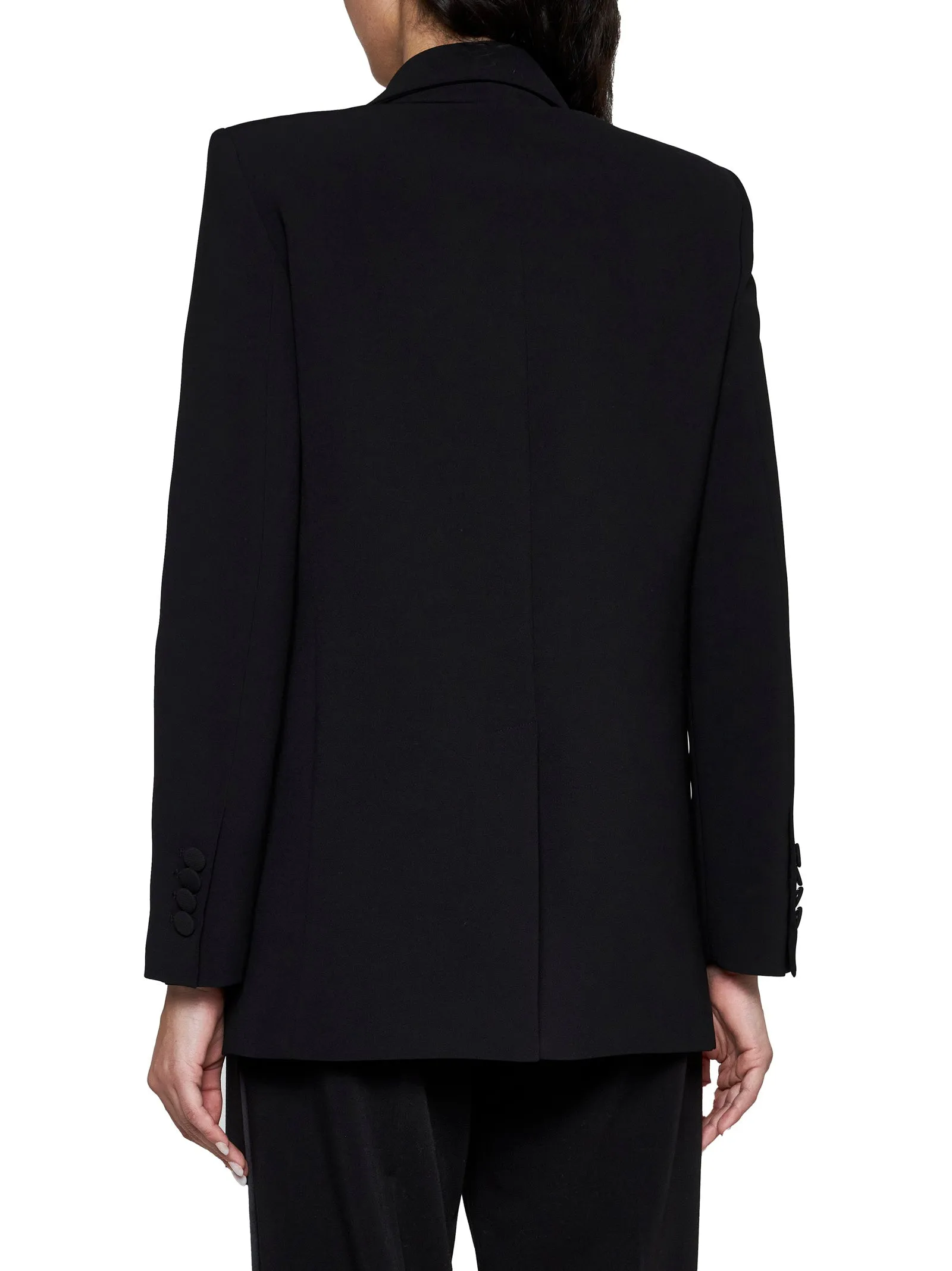 Black Cady Glotti Double-Breasted Blazer sold by Lord & Taylor product image thumbnail 4