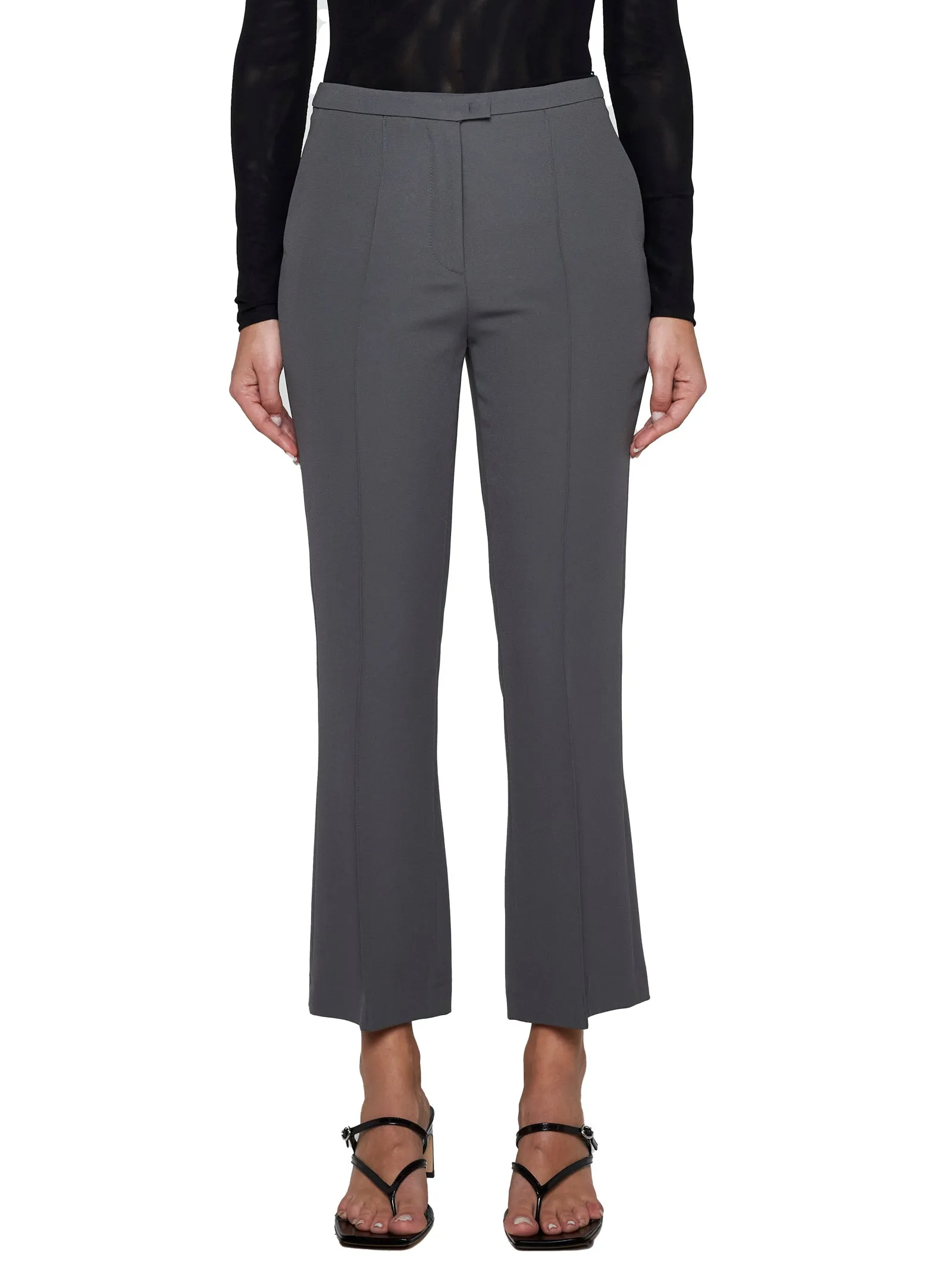 Pleomele Topstitching-Detail Trousers sold by Lord & Taylor product image thumbnail 3