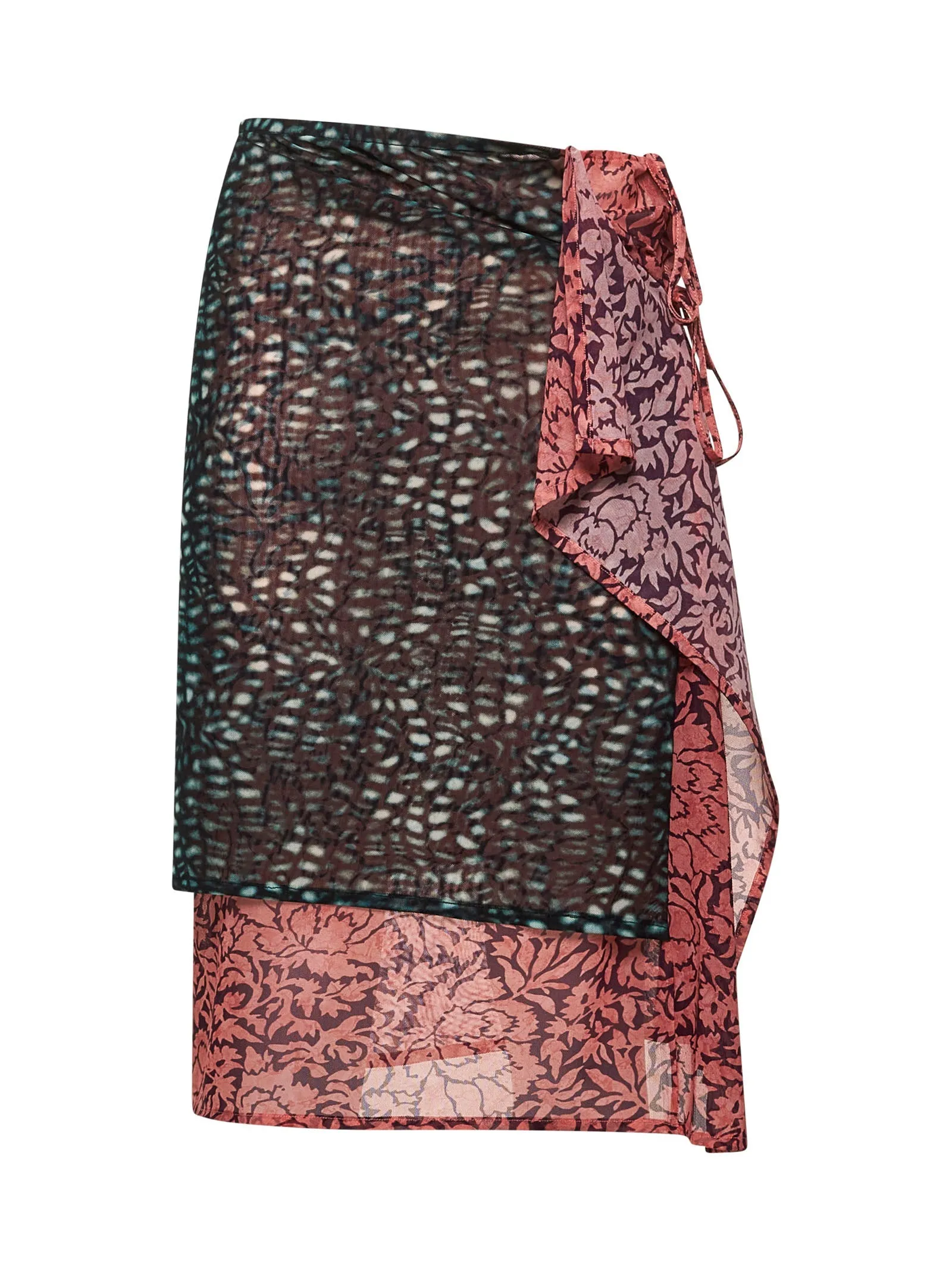Printed Nylon Mesh Layered Skirt sold by Lord & Taylor