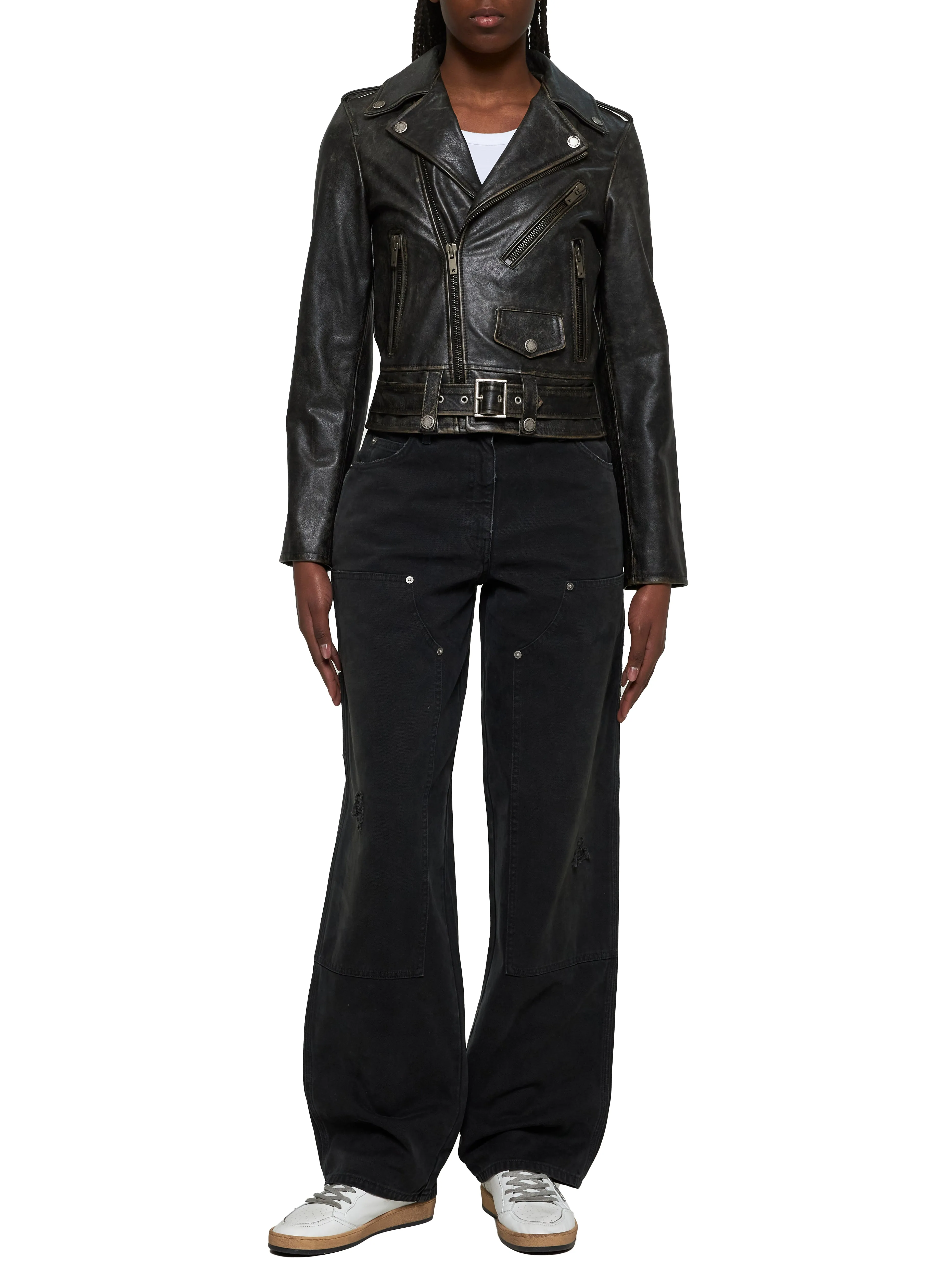 Black Denim Jeans with Patches sold by Lord & Taylor product image thumbnail 2