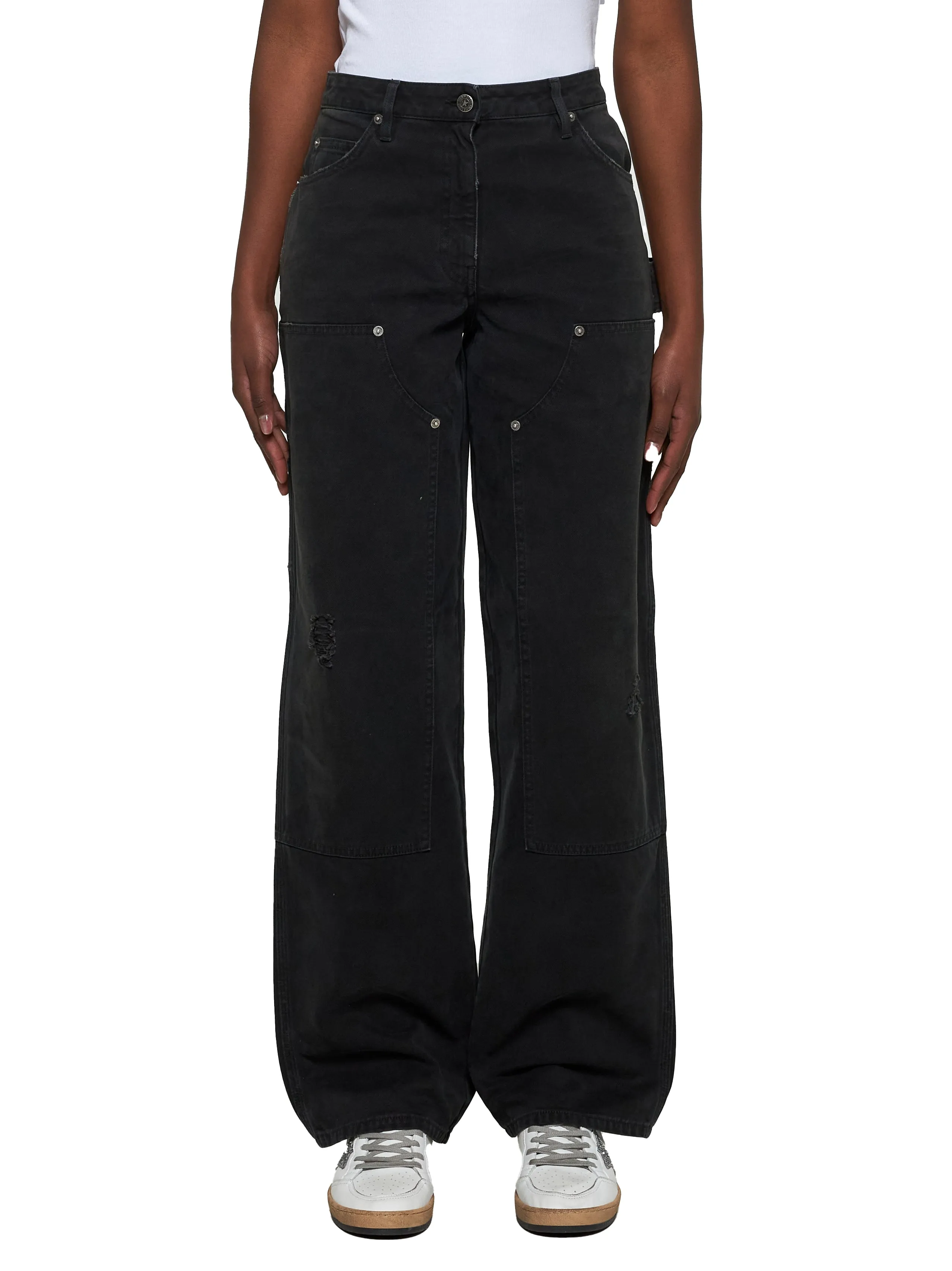 Black Denim Jeans with Patches sold by Lord & Taylor product image thumbnail 3