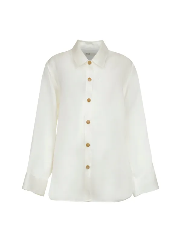 Ivory Silk Organza Herschel Shirt sold by Lord & Taylor