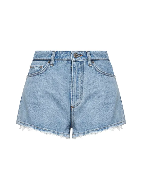 Light blue denim shorts sold by Lord & Taylor