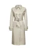 Beige Delon Double-Breasted Trench Coat sold by Lord & Taylor