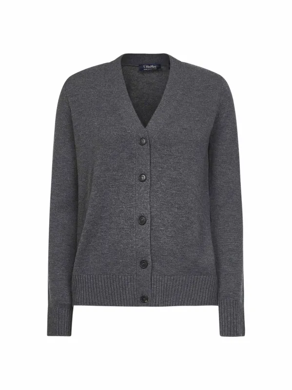 Grey Wool Knit Apollo Cardigan sold by Lord & Taylor