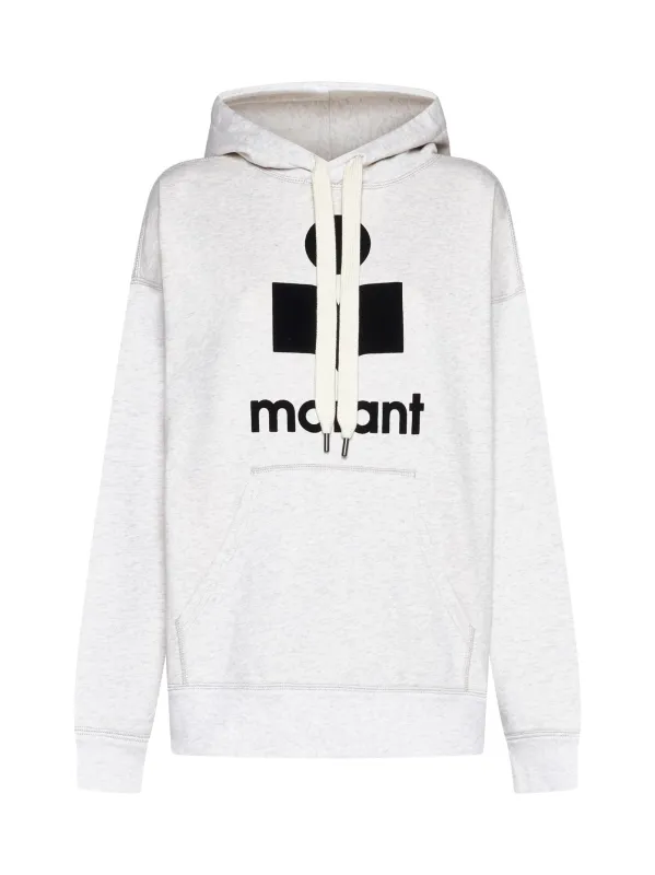 Moby Logo Cotton-Blend Sweatshirt made by Isabel Marant