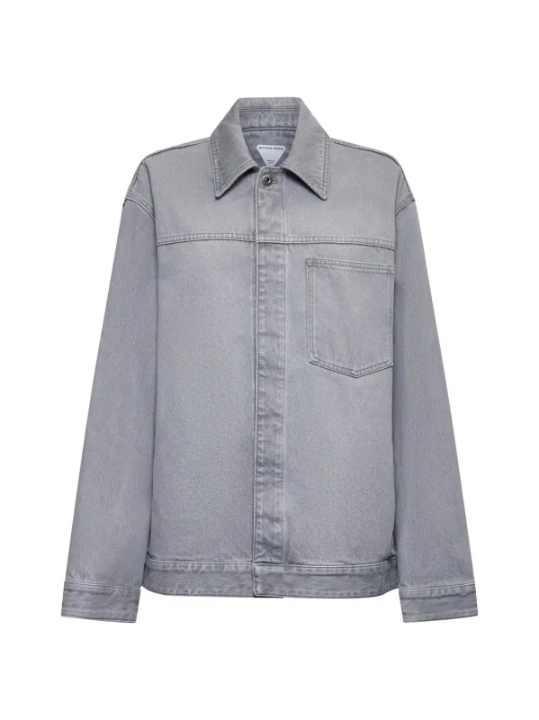 Denim shirt jacket sold by Lord & Taylor