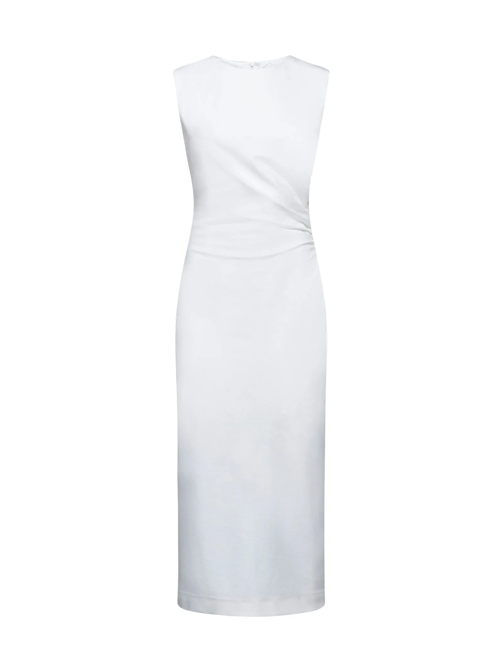 White Stretch Jersey Aglaia Midi Dress sold by Lord & Taylor